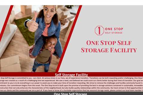 One Stop Self Storage Facility - Guide KWs