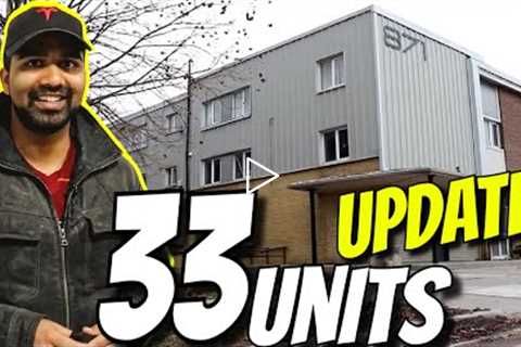 Buying His First Apartment Building Update | 33 Unit Multi Family BRRRR Tour in London, Ontario