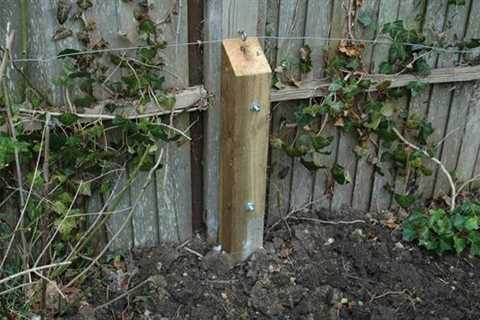 Replacing Fence Posts