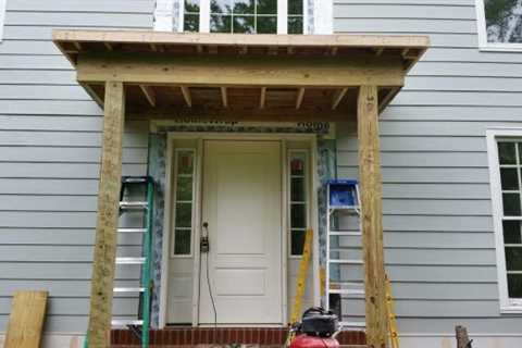 Adding a Portico For Your Front Door