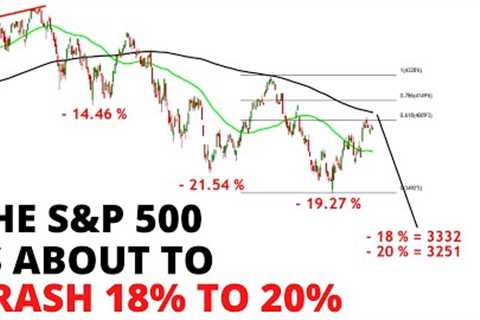 An 18 to 20 % Stock Market CRASH Is About To Start That Will Take The S&P 500 Down To 3200-3300 ..