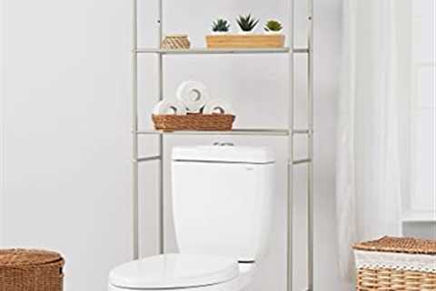 Oikos 3 Shelf Bathroom Space Saver Over The Toilet Organizer Over The Toilet Shelf Over The Toilet..