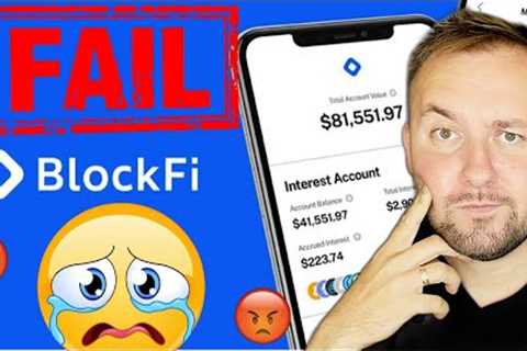 How I LOST Thousands Of Dollars Worth Of Crypto With BlockFi
