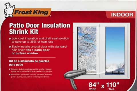 Patio Door Insulation Kit