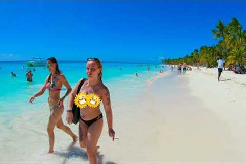 The Most Stunning Beach in The Caribbean Islands! Walking in Paradise.  2022