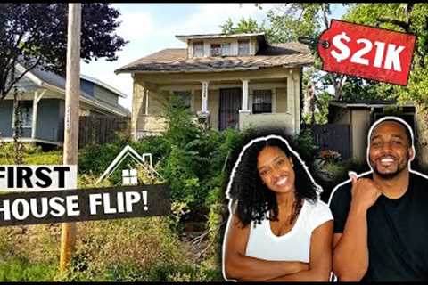 We’re FLIPPING A HOUSE for the first time! | How we bought this house for only $21,000 cash
