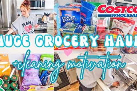 MASSIVE COSTCO HAUL | GET IT ALL DONE | GROCERY HAUL- FAMILY OF 4 | COSTCO GROCERY HAUL + CLEANING