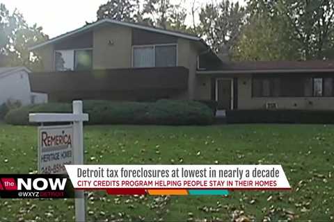 Detroit tax foreclosures at lowest level in nearly a decade