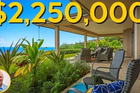 HUGE KITCHEN in the Luxury Hawaii Home with an Ocean View $2,250,000