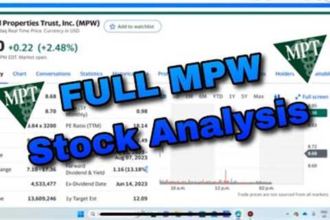 Thoughts on (MPW) Medical Properties Trust Stock Fundamental Analysis of 13% Dividend