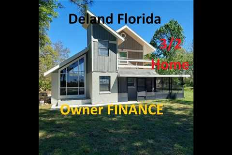 Deland Florida family home on the lake with 3br, 2ba with owner financing