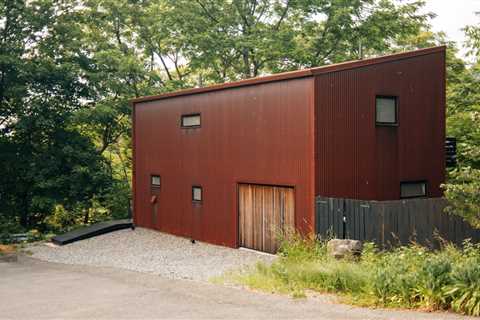 Asking $995K, This  Cor-Ten Steel Country Home Is Aged to Perfection