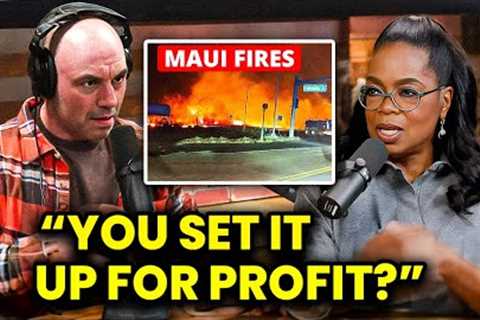 5 MINUTES AGO: Joe Rogan CONFRONTS Oprah for Scamming Maui people!!!?