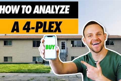 How To Calculate the Numbers on a 4-Plex (house hack and standard)