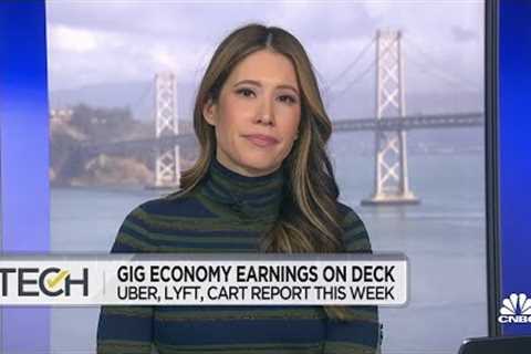 Gig economy earnings on deck: Uber, Lyft, Cart report this week
