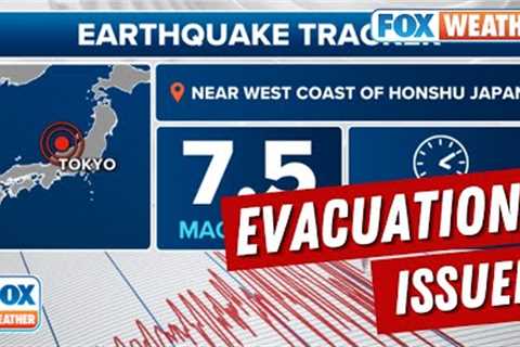 Tsunami Warnings Issued After Magnitude 7.5 Earthquake Shakes Japan