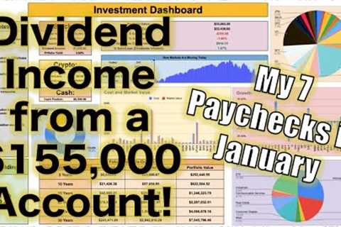 How Much My Dividend Portfolio Paid Me in January! ($155,000 Account)