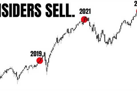 Insiders Are Selling At Multi Year Highs...