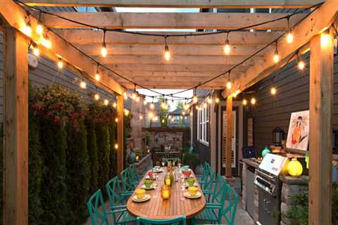 Adding Lighting and Other Features to Enhance Your Outdoor Space