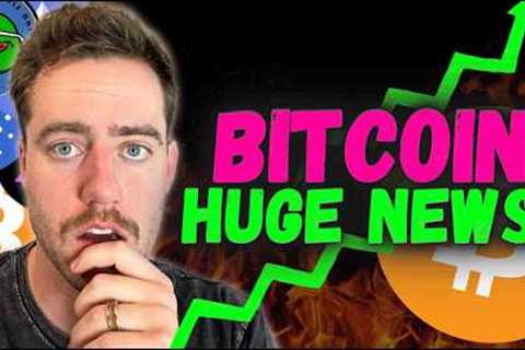 BITCOIN   IT JUST HAPPENED! CRAZY NUMBERS JUST CAME OUT!