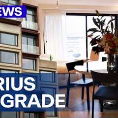 Inside look into social housing block turned into luxury apartments | 9 News Australia