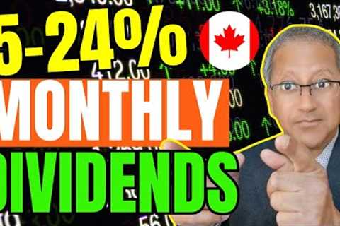 Canadian Dividend Stocks That Pay Monthly - High Yield | Think And Retire