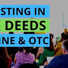 How to Buy Tax Deed Land Online & OTC: Members Webinar