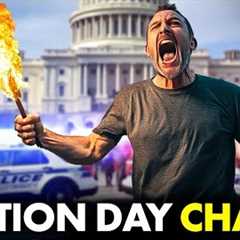 CHAOS: US Capitol Under LOCKDOWN As Man Doused in Gas With Torch Gun ARRESTED, BOMB Threats at Polls