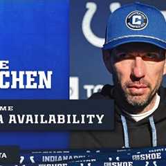 Shane Steichen Postgame Press Conference | Week 13 at Patriots