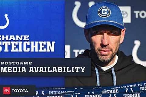 Shane Steichen Postgame Press Conference | Week 13 at Patriots