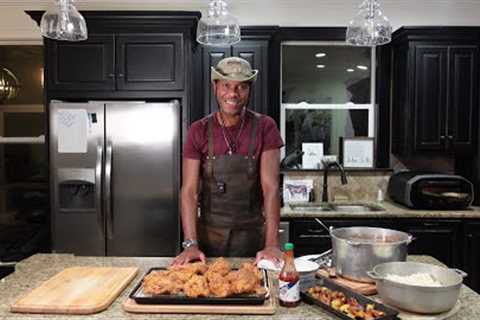 Southern Deep Fried Catfish with Red Beans and Rice