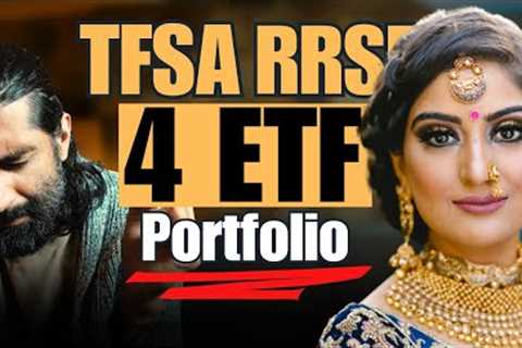 My Wife''s 4 ETF TFSA/RRSP Portfolio in 2025 (Opposite of Mine)