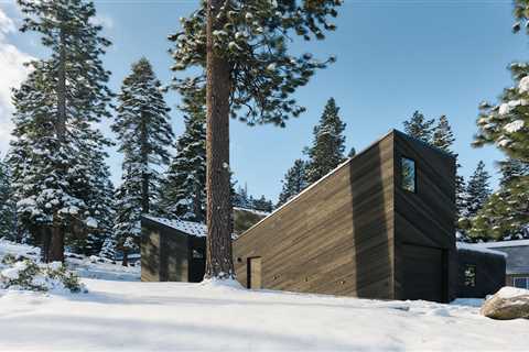 This Minimalist Black Ski Cabin in Tahoe Feels as Fresh as a Powder Day