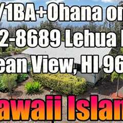 2BR/1BA Plus Ohana Offered at $419,900!  92-8689 Lehua Ln, Big Island Hawaii Real Estate: MLS#725243