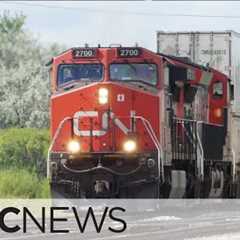 Rail lockout already showing effects on supply chain, ports, commuters