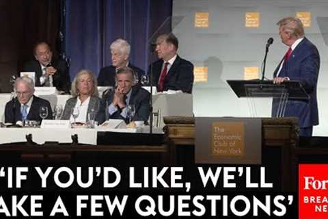 BREAKING NEWS: Trump Takes Question After Question About The Economy, National Security, And More