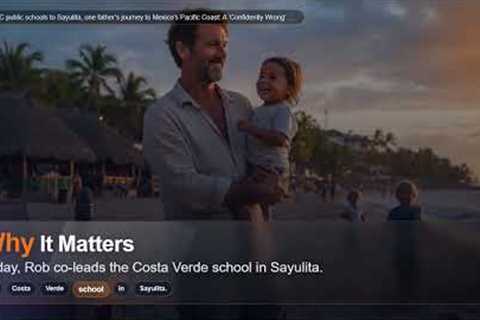 From NYC public schools to Sayulita, one father's journey to Mexico's Pacific Coast: A 'Confidently