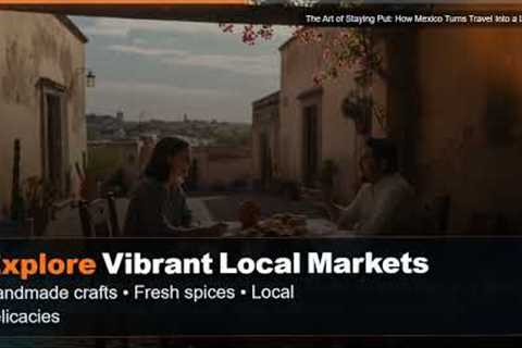 The Art of Staying Put: How Mexico Turns Travel Into a Lifestyle