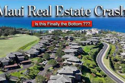 Maui Condo Market Crashed 34% — Is This Finally the Bottom ???