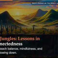 Nature's Wellness Lab: How Mexico's Landscapes Inspire Better Living