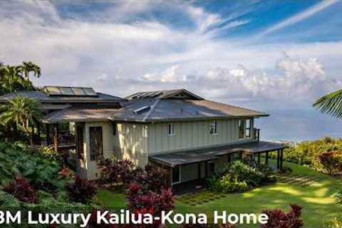$1.8M Kona, Hawaii Luxury Home (1 Acre + Ocean Views)